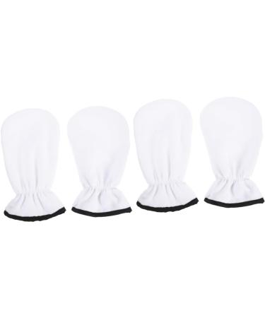 minkissy 2 Pairs Maintenance Essential Oil Gloves Hand Healing Gloves Wax Warming Gloves Paraffin Bath Bags Bath Shower Gloves Hot Wax Mittens Flannel Warm Gloves Hyperthermia White - Buy Online on GoSupps.com