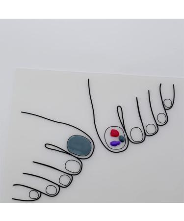 FOMIYES Silicone Stamping Plate Dappen Dish for Acrylic Silicone Desk Stamping Plates Practice for Acrylic Silicone Training Mat Practice Hand Tools Hand for Manicure Nail As Shown - Buy Online on GoSupps.com
