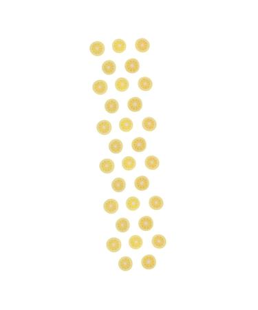 Lurrose decorations 600 pieces of cut fruit jewelry trailer made of tone colored jewelry fruit arm strap handicrafts for children bracelet set mini-nail set fruit beads for ear sets as shown x 3 pieces 1x0.5cmx3PCs