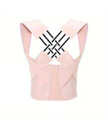 Back Straightener Posture Corrector Adjustable Brace for Upper Back Support (Gray Medium) Medium Gray