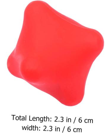 HomsfoU 2-St Toy Power Balls - Red Peanut Massage Roller for Sports Yoga & Fitness (2pcs - 6x6cm) - Buy Online on GoSupps.com