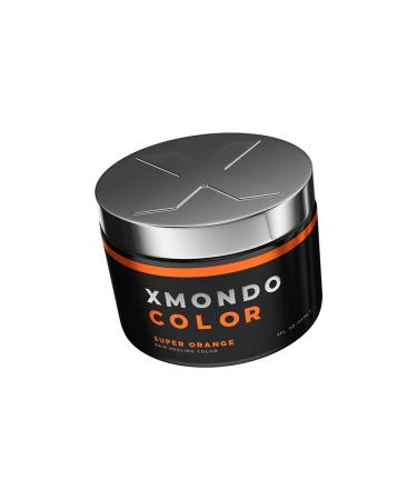 XMONDO Color Super Orange Hair Healing Semi Permanent Color - Vegan Formula with Hyaluronic Acid to Retain Moisture Vegetable Proteins to Revitalize Hair and Bond Building Technology 8 Fl Oz 1-Pack