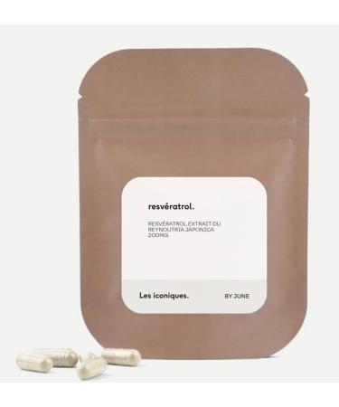 Resveratrol Vitamin E Anti-aging Antioxidant Cell Protection 200mg 30 Vegetable Capsules Formulated by Pharmacy Doctors The Iconics of June.