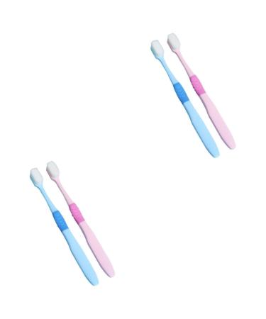 FRCOLOR 4 Pcs Toothbrush Practical Tooth Brush Cleaning Tooth Brush Personal Care Teeth Brush Bur Teeth Brush