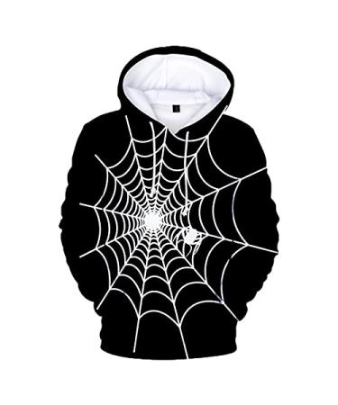 Unisex Novelty Pullover Hoodies Graphic Flame Printed Pattern Long Sleeve Fashion Sweatshirt Tops with Big Pocket Silver#2 X-Large