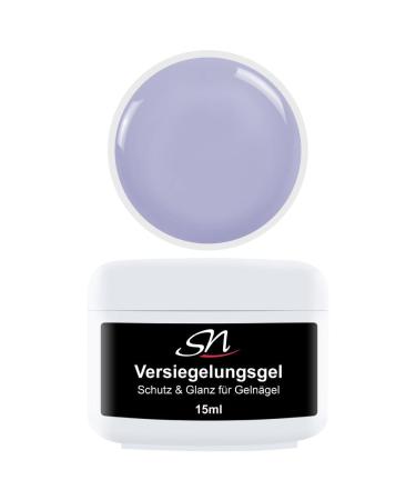 SN Nail Design Sealing Gel for Gel & Acrylic Nails - UV Clear Gel 15ml | Long-lasting Nail Sealer - Buy Online on GoSupps.com