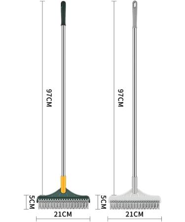 korvre 1Set Wash The Floor Brush Tile Handle Wall Wash Toilet Cleaning 97 X 5 X 21cm Green - Buy Online on GoSupps.com