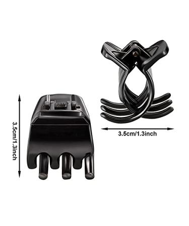 12 Piece Medium Hair Claw Clips for Women and Girls - 1.3 Inch Hair Jaw Clip Grip in Black and Brown - Buy Online on GoSupps.com