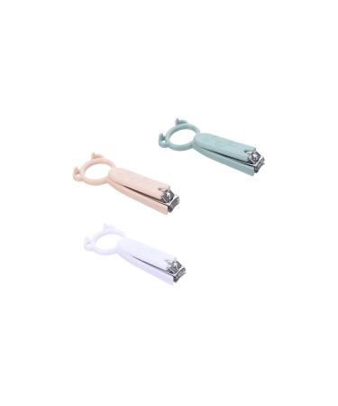 QXSJEDYCH Nail Clippers Nail Clipper Creative Multifunctional Cute Holder Lasting Durable Sharp Nail Scissors Unisex Nails(Color:3pc)
