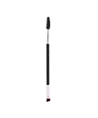 5.9in Double Ended Eyebrow Brush Portable Angled Brow Brush with Spoolies Makeup Tool for Women Girls Daily Use