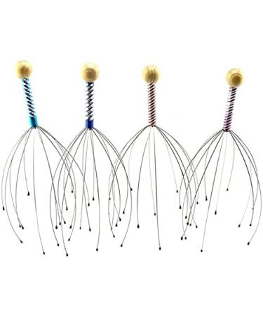 Greattangle-u Relaxing Head Massage Gripper | Engraved Steel Wire Scalp Massager for Stress Relief | International Shipping Available - Buy Online on GoSupps.com