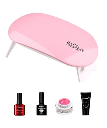 Nail Dryer Lamp Mini Nail Art 6W LED UV Portable Nail Dryer Curing Lamp Light For Gel Based Polish USB Power With 45s/60s Timer Setting Nail Accessories