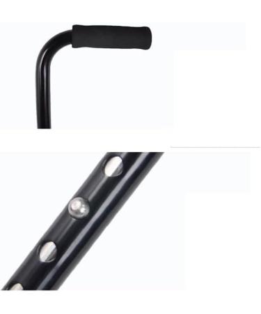 Crutches for The Elderly Elderly Products Bow Handle Aluminium Alloy Crutches Elderly quadrangular Foot Telescopic Stick Smooth Sailing - Buy Online on GoSupps.com