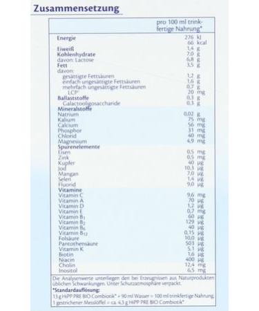 Hipp Bio Combiotik Pre 600g | Pack of 6 | Premium Infant Formula - From Birth | International Shipping Available - Buy Online on GoSupps.com