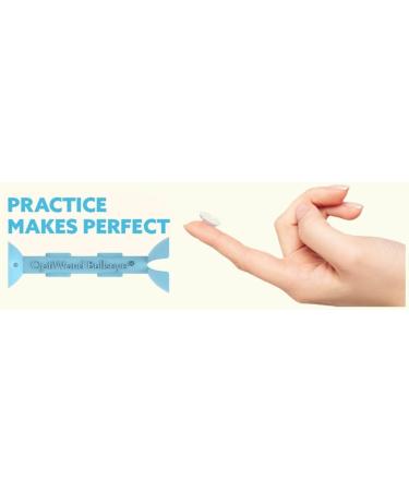 Buy Bullseye Large Portable Soft Contact Lens Tool | Silicone Inserter & Remover | Safe Easy Travel Size - Buy Online on GoSupps.com