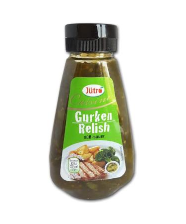 J tro Cuisine Cucumber Relish sweet and sour pack of 12 (12 x 270 g)