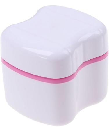 UQMIQURA 2-Piece Denture Bath Box | Secure & Clean Prosthesis Storage | Orthodontic Case for Effective Teeth Cleaning - Buy Online on GoSupps.com