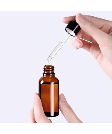 12 Pack 20 ml Empty Bernstein Glass Essential Oil Bottles with Glass Pipettes - Ideal for Oils & Liquids - Buy Online on GoSupps.com