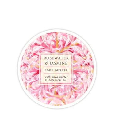 3 Set - 8 oz. Botanical Body Butter - Rosewater & Jasmine
