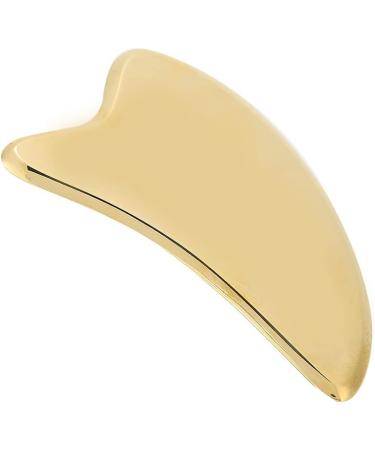 Verdant Touch Brass Gua Sha Tool - Neck Scraping Board for Muscle Pain Relief & Acupoint Massage - Buy Online on GoSupps.com