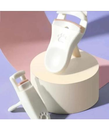 Effortless Lash Curler: Instant Eye-Opening Effect Easy-to-Use Eyelash Curling Tool-Design for Home & Travel Beige - Buy Online on GoSupps.com