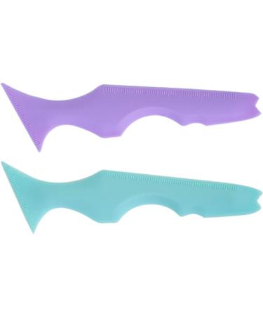 FOMIYES 10 Pcs Silicone Beauty Ruler Eyeliner Pencil Makeup Mascara Eyebrow Guide Template Eyelash Ice Tray - Buy Online on GoSupps.com