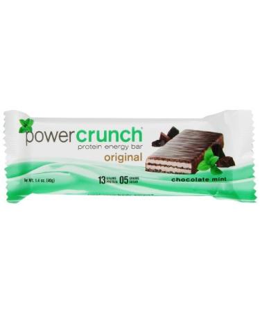 BNRG Power Crunch Protein Energy Bar Chocolate Mint 12 Bars 1.4 oz (40 g) Each