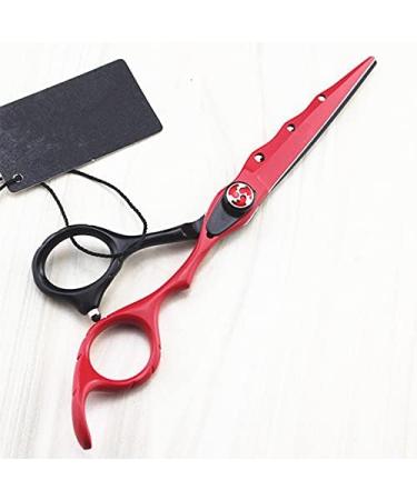 Hair Cutting Scissors 6 Inch Professional Japan 440c Red Hair Cutting Scissors Haircut Thinning Barber Makas Cut Haircutting Shears Hairdresser Scissors Set - Buy Online on GoSupps.com