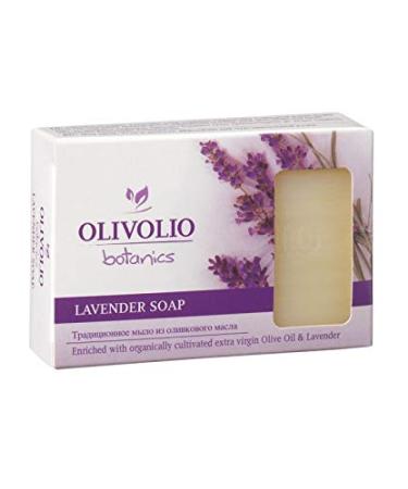 Olivolio botanics 100% Organic Lavender Oil Soap Without Mineral Oil and Parabens - 100g