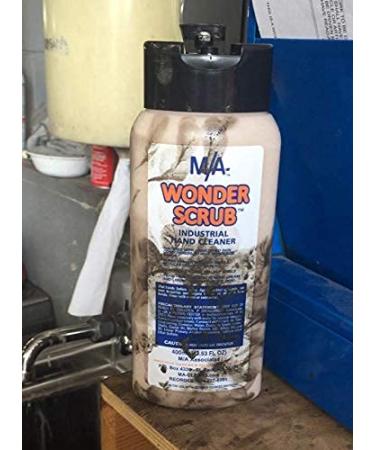 M/A Wonder Scrub - Industrial Strength Mechanic Hand Cleaner - All Natural Walnut Shell Soap - Tough on Grease Dirt Oil and Paint (2 bottles 400ml) 400ml Bottle (2 pack) - Buy Online on GoSupps.com