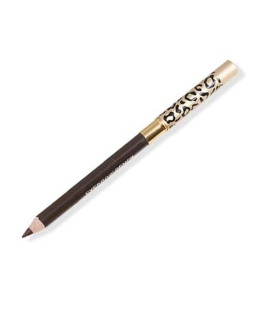 1pc Waterproof Eyebrow Pencil Double Sided Eyebrow Pencil With Brush Leopard Eyebrow Pen Smudge-proof Eye Makeup Comestic For Girl (3 Dark Brown)