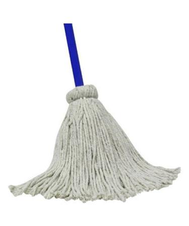 Quickie Cleaning Cotton Deck Mop, with 48 Inch Long Handle and Hanger Feature, for Home/House/Kitchen/Tile/Wooden Floors
