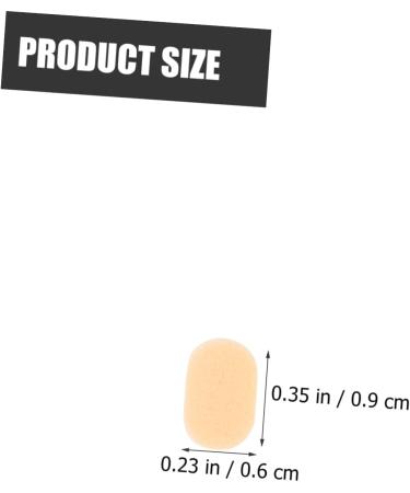 Lurrose 300 Pairs Oval Glasses Pads Eva-Sponge Khaki Nasal Pads for Glasses - Comfortable Accessories 5 Pieces (0.9x0.1cm) - International Shipping Available - Buy Online on GoSupps.com