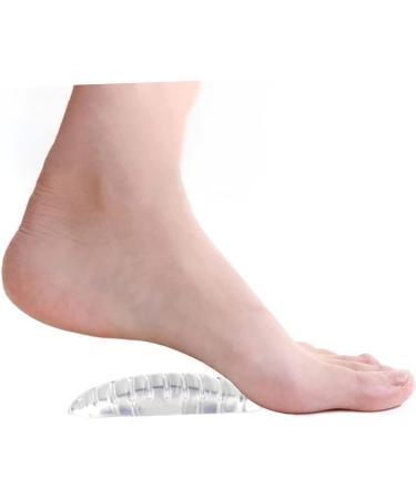 FRCOLOR 20 Pairs Striped Arch Pads | Cushioning Support Insoles for Men & Women | Nonslip Gel Foot Arch Cushions for High Heels & Everyday Comfort - Buy Online on GoSupps.com