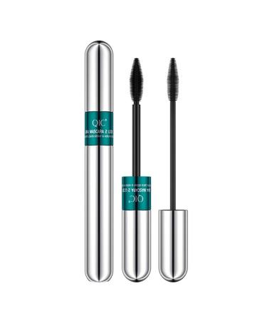4D Silk Fiber Mascara Intense Black Volume Lengthening Thickening Thick Long Lasting Naturally Eye Makeup Mascara False Eyelash Effect