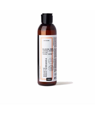 Beaute Mediterranea Balancing Toner 200ml - Hydrating Facial Toner - Oily and Acne-Prone Skin - All Natural Ingredients Tea Tree Oil & Turmeric - Face Toner for Sensitive Skin