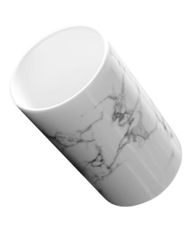 Ohphcall Mundish cup teaspoon holder cups of practical water cup mouthwash mouthwash cups wash toothbrush holder bathroom ceramic marble lovers toothpaste holder