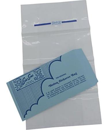 SIC-SAC Motion Sickness Bag 10-Pack: Convenient Disposable Nausea Bags - Buy Online on GoSupps.com