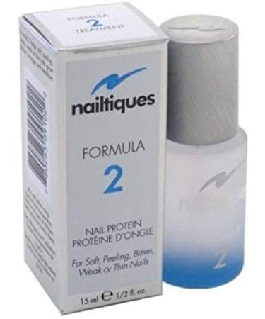Nailtiques Formula 2 Protein - 0.5 oz (Pack of 3) | Nail Treatment for Stronger Nails - Buy Online on GoSupps.com