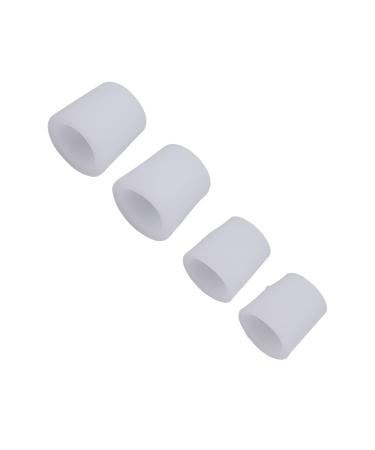 8 Pairs Silicone Toe Cushion Tubes for Pain Relief & Toe Protection - Anggrek Toe Sleeves for Corns, Blisters, Hammer Toe - Men & Women - Buy Online on GoSupps.com