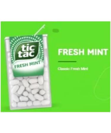 Tic Tacs Mints 4 Pack x 18G | Fresh Mints Sweets For On The Go Refreshment For refreshing moments Pocket Size Packs Travel Essentials - Buy Online on GoSupps.com