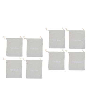 FOMIYES 8 Pcs Hair Dryer Storage Bag Cotton Makeup Bag Drawstring Toiletry Bag Travel Supplies Sports Bag