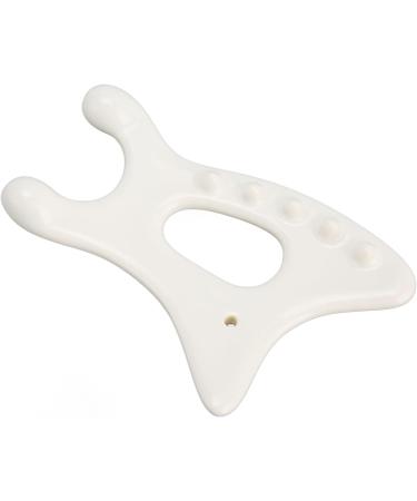 Ergonomic Ceramic Gua Sha Massager with Rounded Edges | International Shipping | Best Body Massage Tool - Buy Online on GoSupps.com