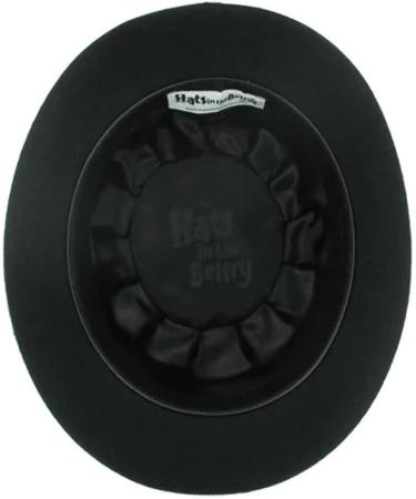 Belfry Bowler Derby 100% Pure Wool Theater Quality Hat - Large Black - Buy Online on GoSupps.com