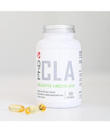 PhD Nutrition CLA Conjugated Linoleic Acid 90 Softgels - Natural Weight Management Supplement - Buy Online on GoSupps.com