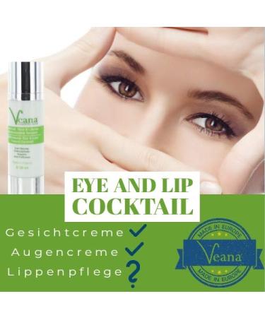 Eye & Lip Tensor Cocktail (30ml) - 2in1 Anti-Wrinkle Formula with Hyaluron & Collagen for Youthful Skin | Eight Active Ingredients - Buy Online on GoSupps.com