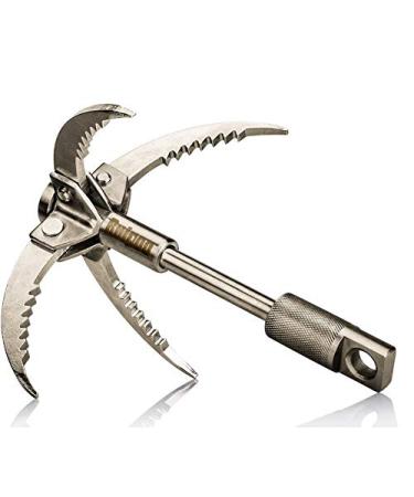 Grappling Hook Folding Claw Multifunctional Stainless Steel Hook for Outdoor Survival Four Claws