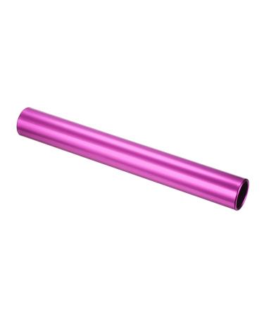 PATIKIL Relay Track Baton, Aluminum Alloy Tube Field Running Race Stick for Outdoor Athletics Sport Game Tool Pink