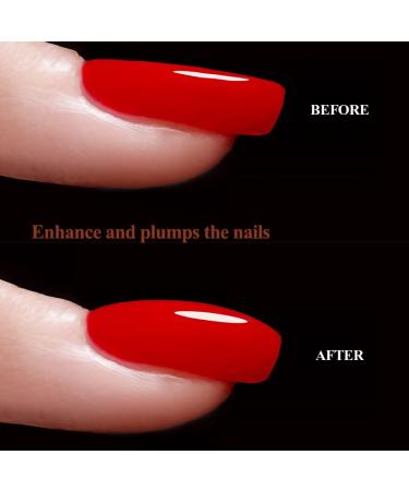 FZANEST Rubber Top Coat Gel Nail Polish - Ultra Shine 15ml for Strong and Plump Nails - Buy Online on GoSupps.com