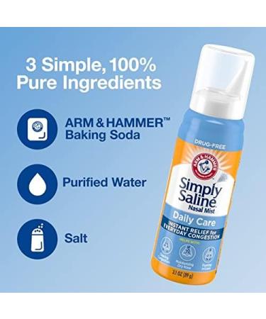 Simply Saline Nasal Mist - Clear Sinuses & Relieve Congestion - Buy Online on GoSupps.com